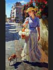 Famous Walk Paintings - A Walk in Sunshine